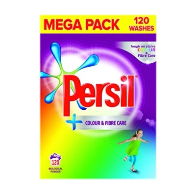Image of Persil Colour Washing Powder, Clean And Fresh Fragranced Laundry Detergent For Clothes, Large Family Pack (8.4 kg)