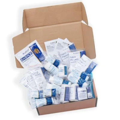 Image of Crest Medical Blue Dot HSE Standard 1 10 Person First Aid Kit Refill (Each)
