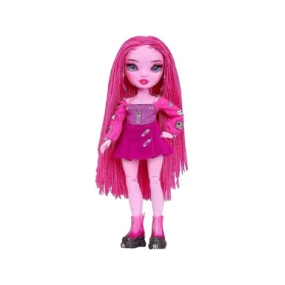 Image of Rainbow High Shadow Series 3 Pinkie Pink Fashion Doll Fashionable Outfit &amp; 10+ Colourful Play Accessories Great for Kids 4 12 Years Old Collectors