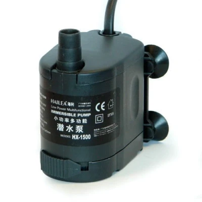 Image of HAILEA HX Immersible Water Pump Hydroponics Fish Pond &amp; Grow Tent Up to 2500 Lph (HX 1500 400lph (0.75m))