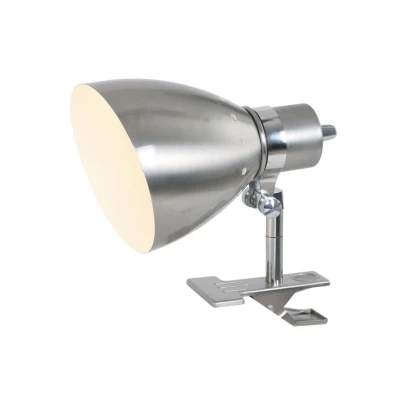 Image of Steinhauer Spring clip on light, brushed steel