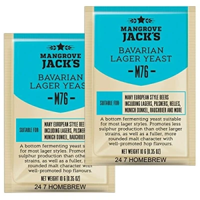 Image of 2X Mangrove Jack’s Craft Series Yeast M76 Bavarian Lager (10g)