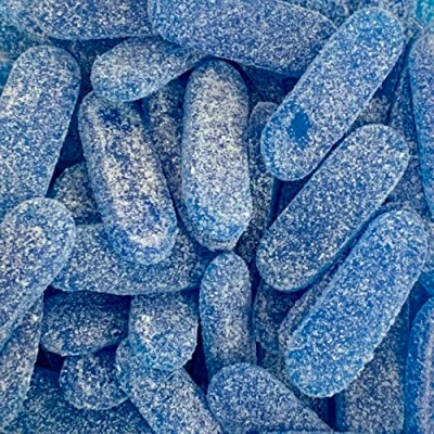 Image of Vegan Fizzy Blue Tongues 700g Re Sealable Pouch by The Gourmet Sweet Company