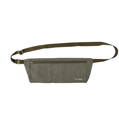 Image of Tatonka Unisex&#039;s Skin Moneybelt Bum Bag, Olive, 12 x 33 cm