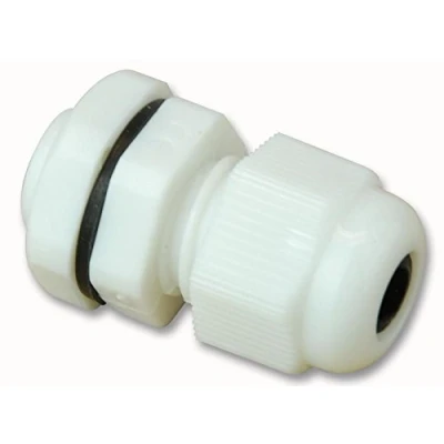 Image of Pro Power mG 12 White m12 IP68 Nylon Cable Gland,