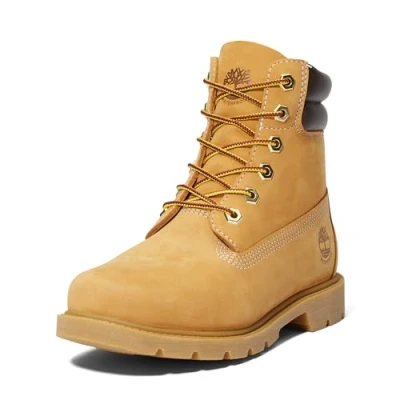 Image of Timberland Women&#039;s Linden Woods WP 6 Inch Fashion Boot, Wheat, 9 UK