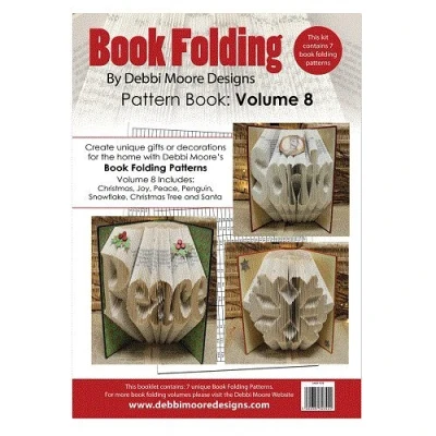 Image of Debbi Moore Book Folding Pattern Volume 8 Christmas Peace Joy Santa Tree