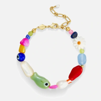 Image of Anni Lu Happy 18k Gold Plated Bracelet