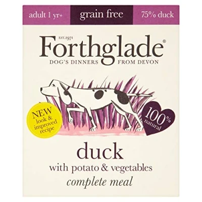 Image of Forthglade Adult 1 Yr+ Duck with Potato &amp; Vegetables Complete Meal, 395g