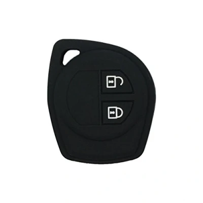 Image of BROVACS Silicone Cover Protector Case Holder Skin Jacket Compatible with SUZUKI 2 Button Remote Key Fob CV4545 Black