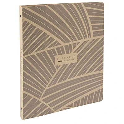Image of Exacompta ref. 51847E 1 Eterneco card binder 4 round rings, 15 mm diameter 20 spine External dimensions: 32 x 25 cm A4 file format 2 random visuals