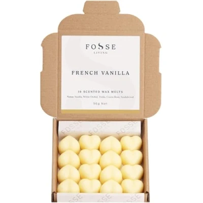 Image of French Vanilla Strong Scented Wax Melts 16 Pack The Gift for Every Occasion Made in UK