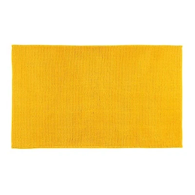 Image of Gözze Anti Slip Bath Mat, Super Soft, 100% Microfibre, 70 x 120 cm Yellow