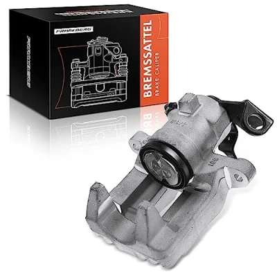 Image of Frankberg Brake Caliper Rear Right Driver Side Compatible with A3 8L1 1996 2003 Golf MK IV 1997 2005 Disk O.c.t.a.v.i.a I 1U2 2010 TT Roadster 8N9 2006 Replace# 1J0615424