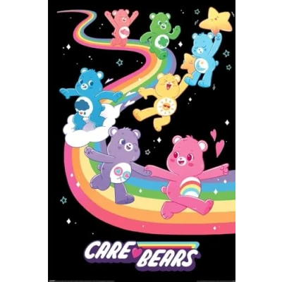 Image of Grindstore Care Bears We Love Rainbows Maxi Poster Laminated