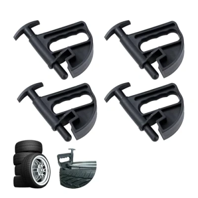 Image of AIM Tools 4 Pack Tire Changer, Nylon Bead Clamp Drop Center Tool, Universal Rim Pry Tyre Wheel Changing Helper for Garage Car Truck Repair 451330