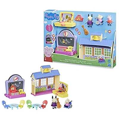 Image of Peppa Pig Peppa&#039;s Adventures The Classroom Preschool Toy with Phrases and Sounds 3+ Years