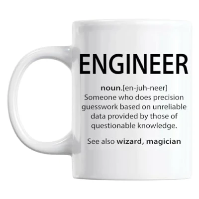 Image of DottsMusic Engineer Definition Funny Profession Design Great Gift Idea Tea/Coffee Mug/Cup