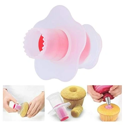 Image of Cupcake Plunger, Cake Core Cream Filler Decorating Tool Jam Ability for Kitchen Baking Confectionery Woman