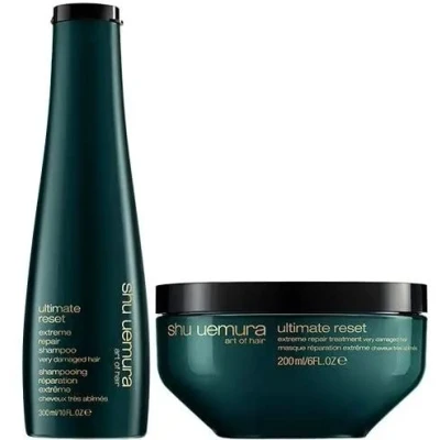 Image of Shu Uemura Art of Hair Ultimate Reset Shampoo 300ml &amp; Masque 200ml Duo