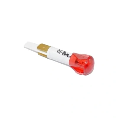 Image of Ufixt Fits Universal Cooker Red Round Lens Neon Indicator Lamp Light 10mm Type