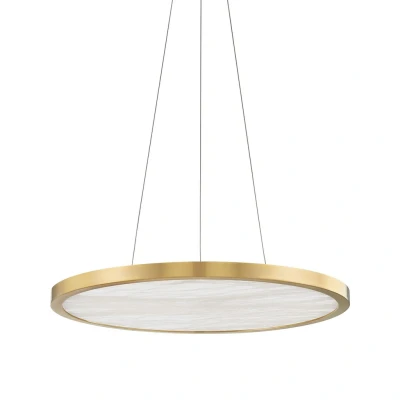 Image of Eastport 24&quot; Led Pendant Brass, 2700K