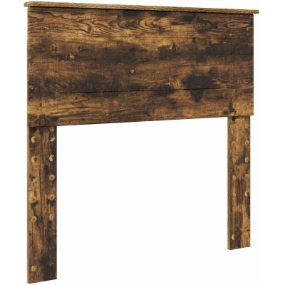 Image of vidaXL Headboard with Smoked Oak 80 cm Engineered wood
