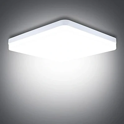 Image of SUNZOS LED Ceiling Light, 36W Daylight White 6500K, 3240LM Bright Indoor Lights for Bedroom, Kitchen, Hallway, Outside Porch and More