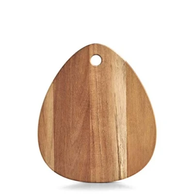 Image of Zeller 25518 Chopping Board Teardrop Shape Acacia Oiled Approx. 30 x 26 2 cm