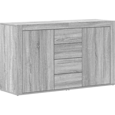 Image of vidaXL Sideboard Grey sonoma Engineered wood 120 x 36 69 cm