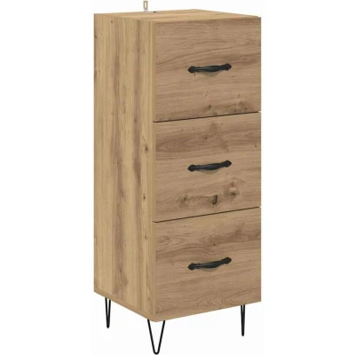 Image of vidaXL Sideboard Artisan oak 34 x 34.5 90 cm Engineered wood