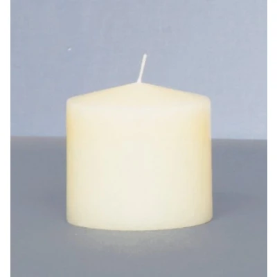 Image of 8cm Ivory Pillar Candle