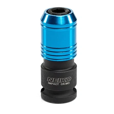 Image of NEIKO 30285A Impact Wrench Adapter, 3/8&quot; Drive Female to 1/4&quot; Hex Converter, Quick Release, Change Chuck, Square Bit Drill Cr Mo Steel Ratchet Wrenches Drivers