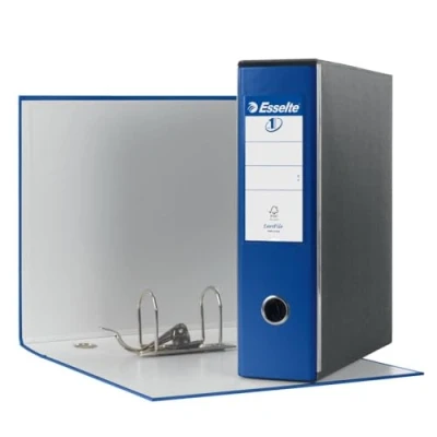 Image of Esselte Eurofile Binder with Lever Mechanism and case Dorso 8 cm Blue