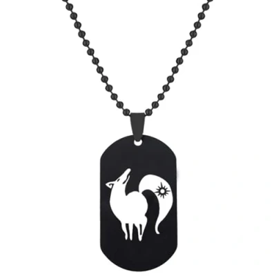 Image of xhomeshop Seven Deadly Sins Necklace Nanatsu no Taizai Neck Chain Meliodas Cosplay Prop Ban Hawk Gowther Diane Merlin For Anime Fans