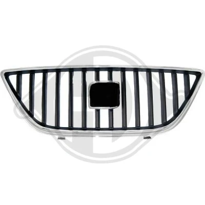 Image of 6J0853651, 6J0853651739, 6J08536519B9 Radiator Grill DIEDERICHS Priority Parts 7426040 chrome/black SEAT: Ibiza 4, 4 Sportcoupe