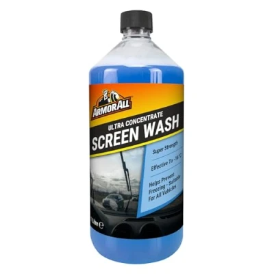 Image of Armor All Ultra Concentrated Screenwash, 1 Litre, Effective Down to 16C, Makes up 10 L of Screenwash