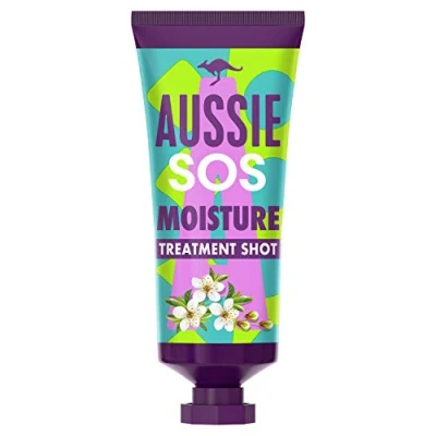 Image of Aussie SOS Moisture Shot Deep Conditioning Hair Treatment For Weak And Damaged Hair, 25ml