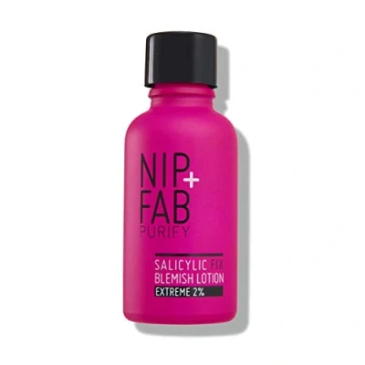 Image of Nip + Fab Salicylic Acid Fix Blemish Lotion Extreme 2% BHA for Blemishes, 30ml