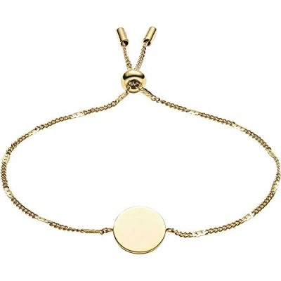 Image of Fossil Bracelet for Women Vintage Iconic, max. inner length:216mm Gold Stainless Steel Bracelet, JF03020710