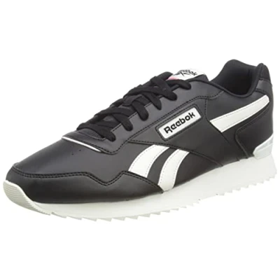 Image of Reebok Unisex Glide Ripple Clip Sneaker, CBLACK/Chalk/CBLACK, 5 UK