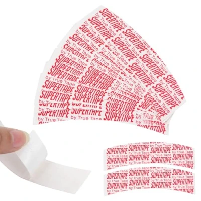 Image of Nivofu 36PCS Invisible Wig Tape, Tape Double Sided Extra Strong, Water Proof Strong Adhesive Lace, Hair Extension Front Toupee Strips Lace