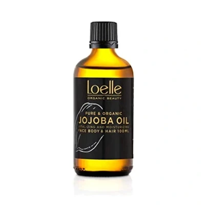 Image of Loelle Pure &amp; Organic Cold Pressed Jojoba Oil Suitable for All Skin Types Hair, Face, Hands, Body and Intimate Areas Natural Cosmetics Harvested in Peru 100ml