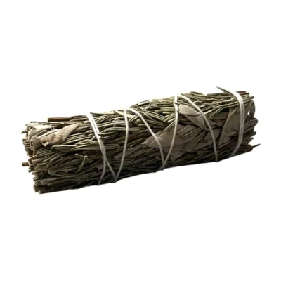 Image of Sage Smudge Stick 4&quot; (White and Rosemary, 4&quot;)