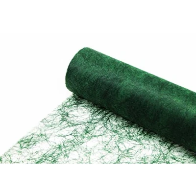 Image of Protinam Table Runner, Microfibre, 6725 Dark Green, 20m