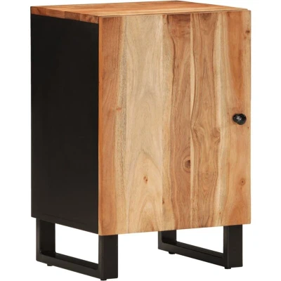Image of vidaXL Bathroom Cabinet 38x33x58 cm Solid Wood Acacia
