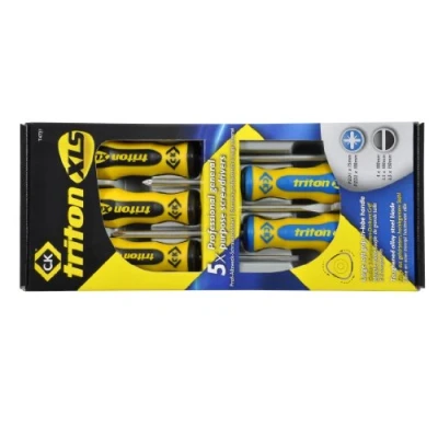 Image of C.K T4727 Triton XLS Screwdriver Set SL/PZ (5 Pieces)