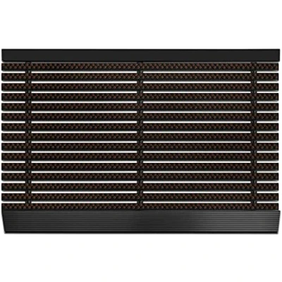 Image of KARAT High Performance Entrance Mat, Scraper Brush Doormat for Indoor and Outdoor Use, Dirt Trapper Mat Shoe Door (Power Brown, 40 x 60 cm)