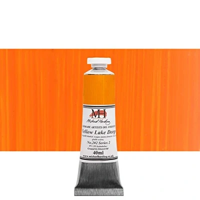 Image of Michael Harding Oil Colour : 40ml Yellow Lake Deep