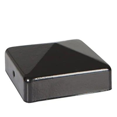 Image of Premier Garden Supplies Fencemate Durapost 75mm x Capping Ends Fence Post Caps 25mm Thick [4 Anthracite Grey]